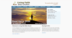 Desktop Screenshot of livingfaithbiblechurch.org