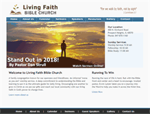 Tablet Screenshot of livingfaithbiblechurch.org